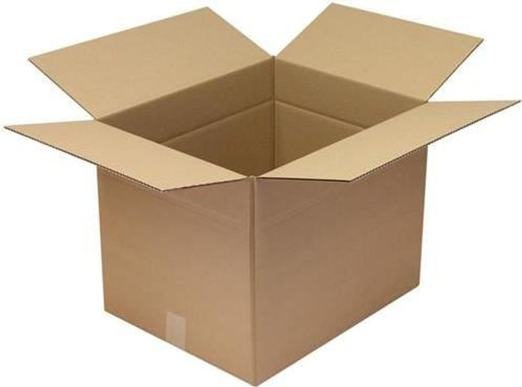 Faltkarton 1-wellig Maße 500x400x400 mm Qualität 1.30 C braun TRANSPAK
