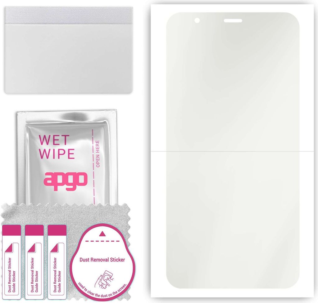 apgo Hydrogel Schutzfolie, Matt, kompatibel mit Samsung Galaxy A3 Core, flexibele Displayschutzfolie, Folie mit Positionierhilfe, Anti-Fingerprint,...