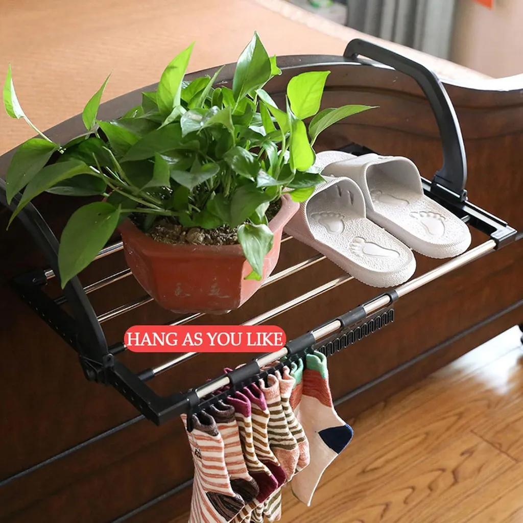 Séchoir à Linge pour Radiateur et Balcon - Petit Modèle Pliable - 2