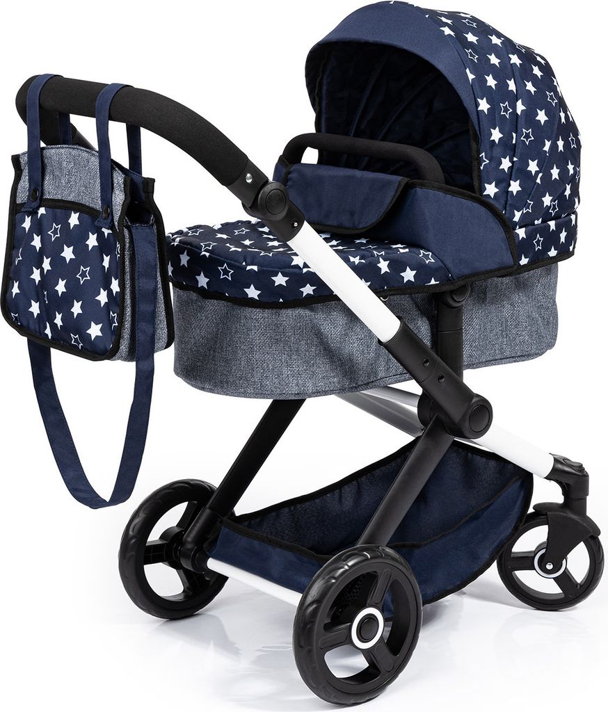 Bayer Design 17015AA Kombi-Puppenwagen Xeo mit Tasche, Produktbild