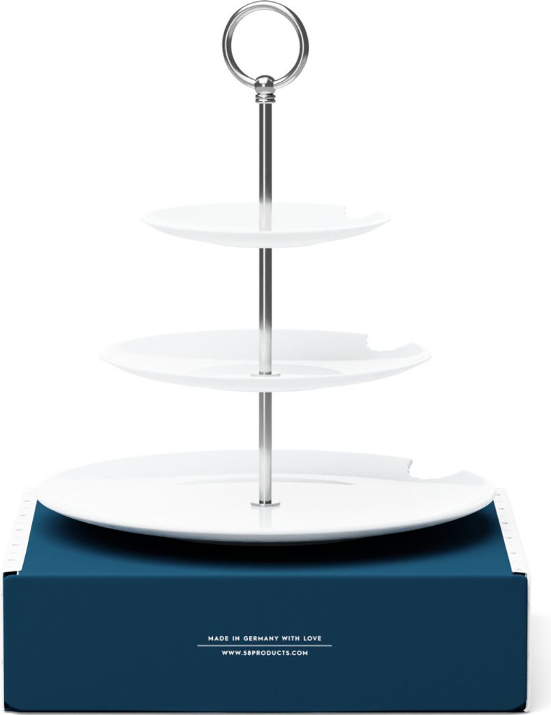 Fiftyeight products Etagere Drei-Teilig weiß