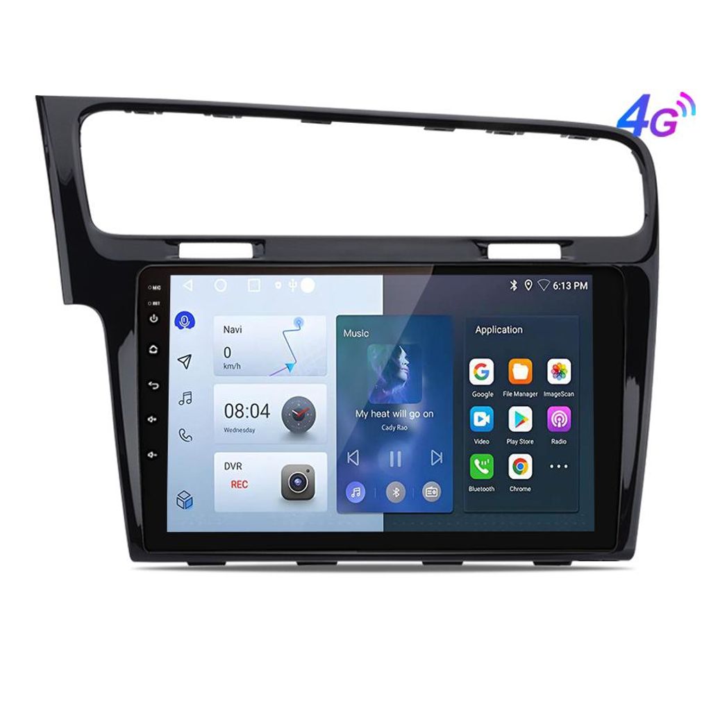 Carplay 6+128G Android13 Autoradios für vw golf 7 VII mk7 2008-2012 WIFI DAB+ RDS 4GSIM Bluetooth 8Kern DSP SWC FM