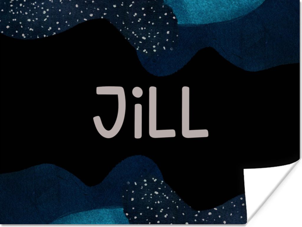 MuchoWow Poster Jill - Pastell - Mädchen 80x60 cm - Kunst für zu Hause