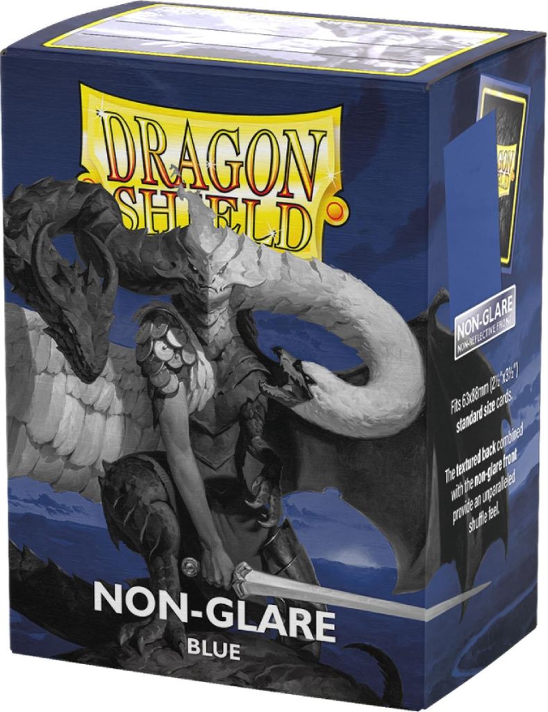 Dragon Shield - Non-Glare Standard Sleeves - Blau (100 Produktbild 