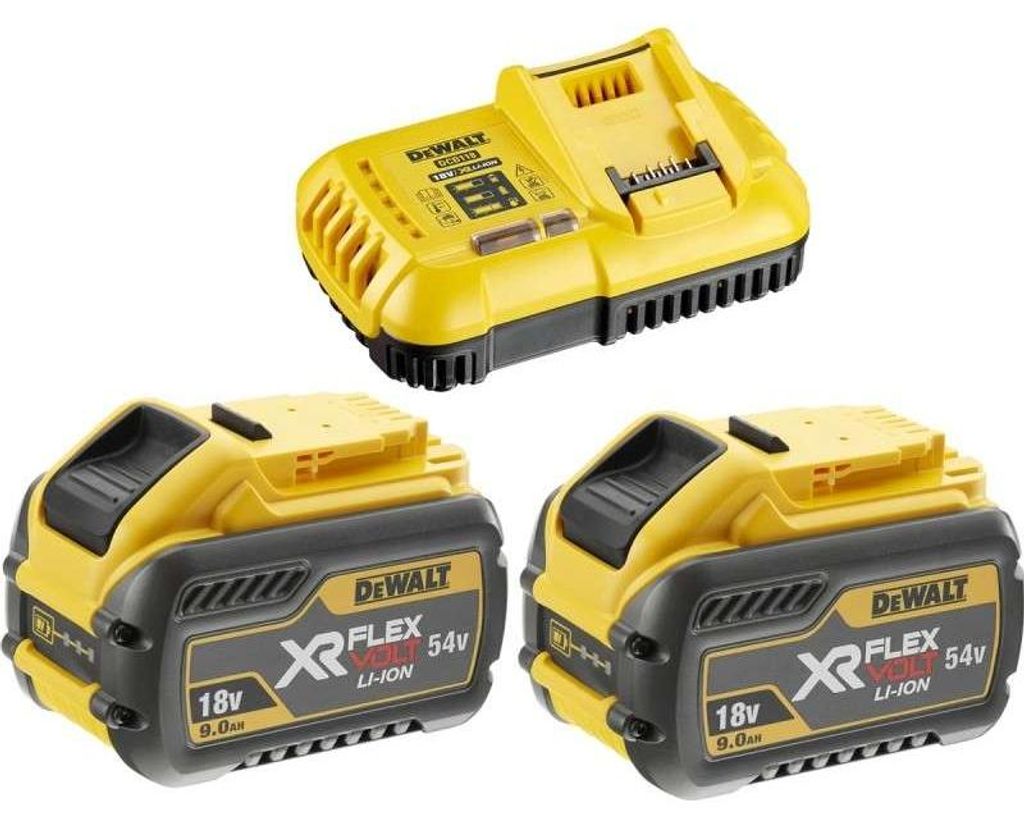 Pack DEWALT DCB118X2-QW FLEXVOLT avec chargeur DCB118 et 2 Image du produit 