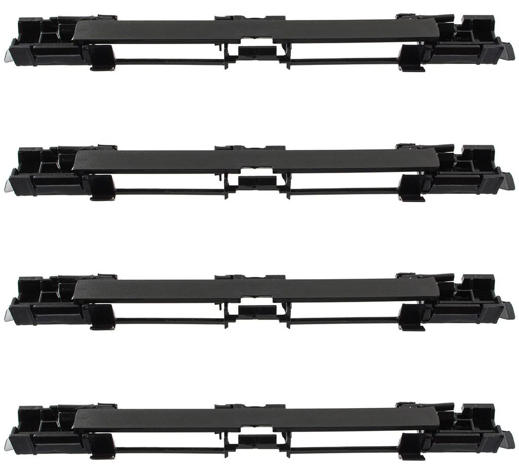 Opel Zafira B 2005- Dachleistenabdeckung SCHWARZ 4-teiliges Set