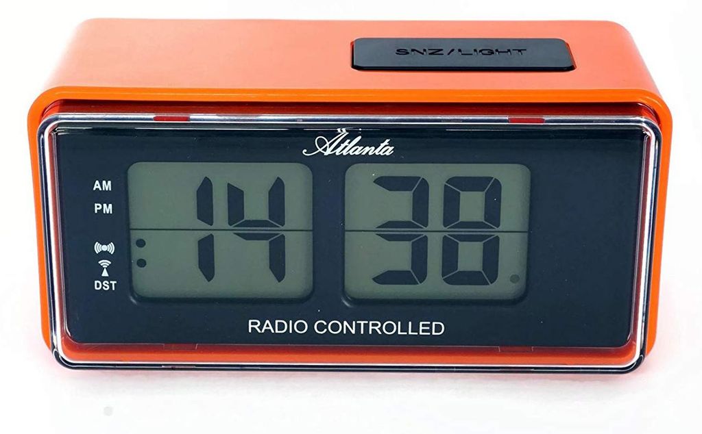 Atlanta 1881/19 Funkwecker, Silber, Retro Produktbild 