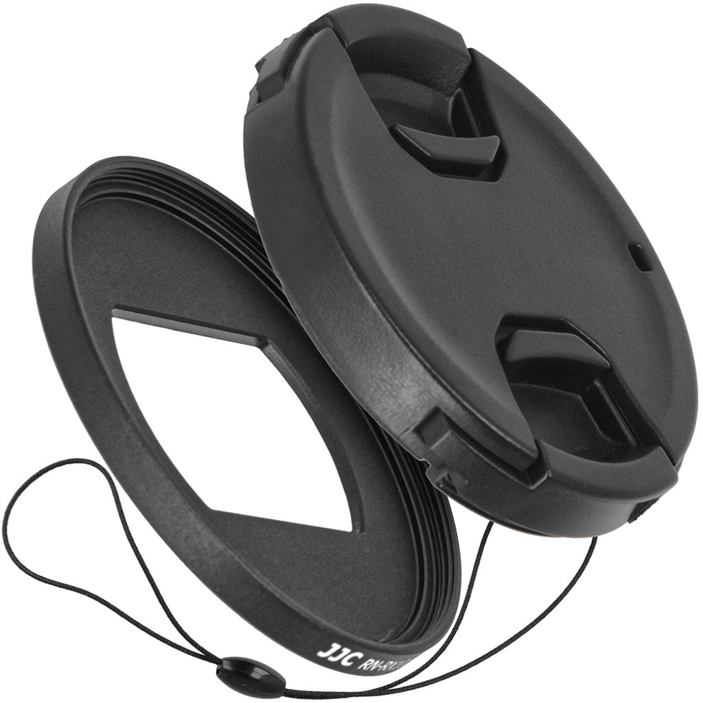 JJC RN-RX100VI 52 mm Metall Filterring Adapter mit Objektivdeckel und Objektivdeckelhalter für Sony RX100 VI