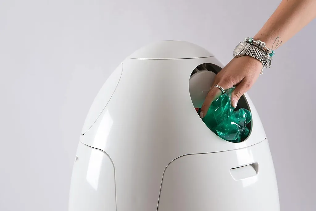 Collecteur de tri sélectif 3 compartiments 54 litres pour intérieur - 2