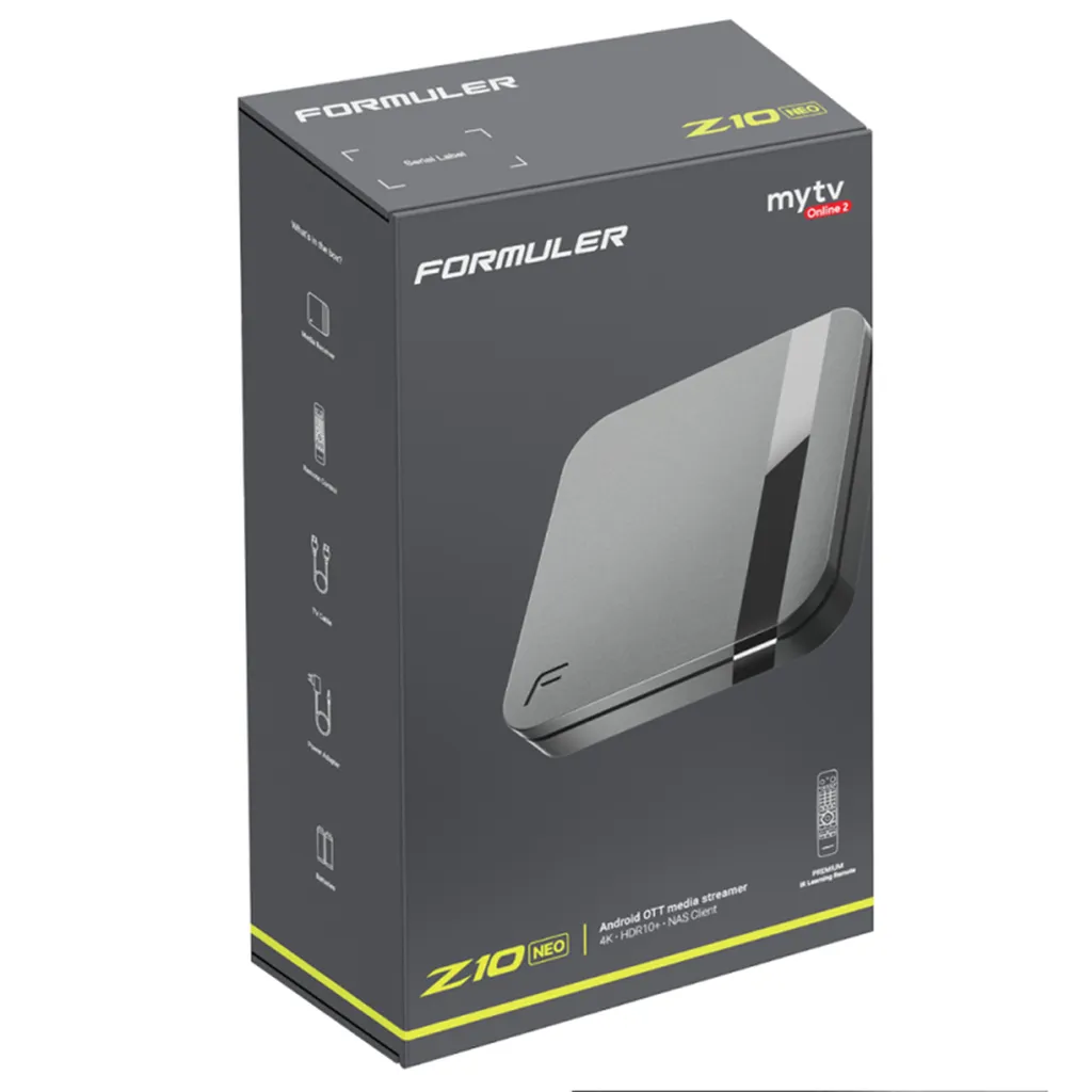 Formuler Z10 NEO Android 10 Multimédia 4K Box TV 2GB RAM 4GB Flash IR