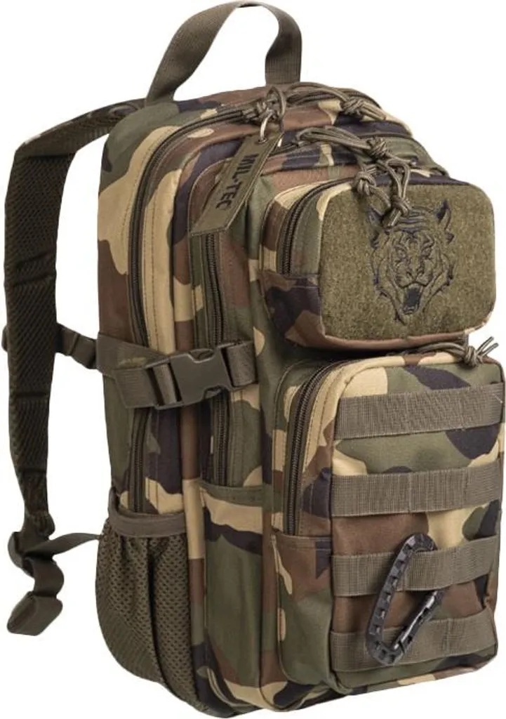 Petit Sac à Dos Militaire pour Enfant Camouflage Woodland US Assault