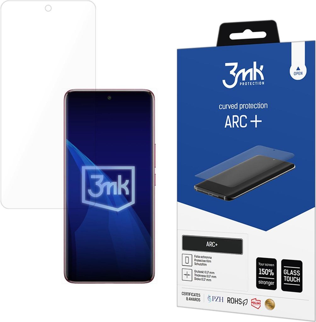 3mk Display Schutzfolie ARC+ für Vivo V50 0,17mm Self-Heal