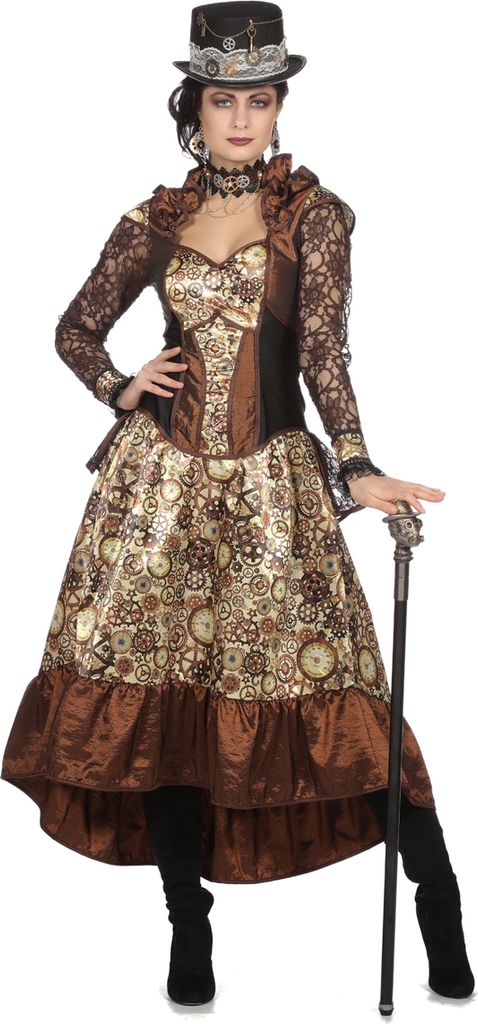 Steampunk Dame Lacey Kostuum 38
