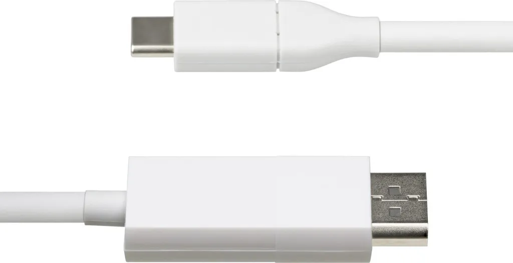 StarTech.com CDP2DP2MBW Câble USB-C vers DisplayPort 1.9m Blanc 4K 60Hz