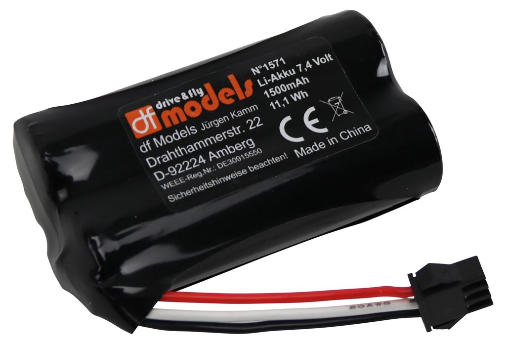 DF-MODELS 1571 batteria ricaricabile 7,4 Volt - 1200mAh Immagine del prodotto 