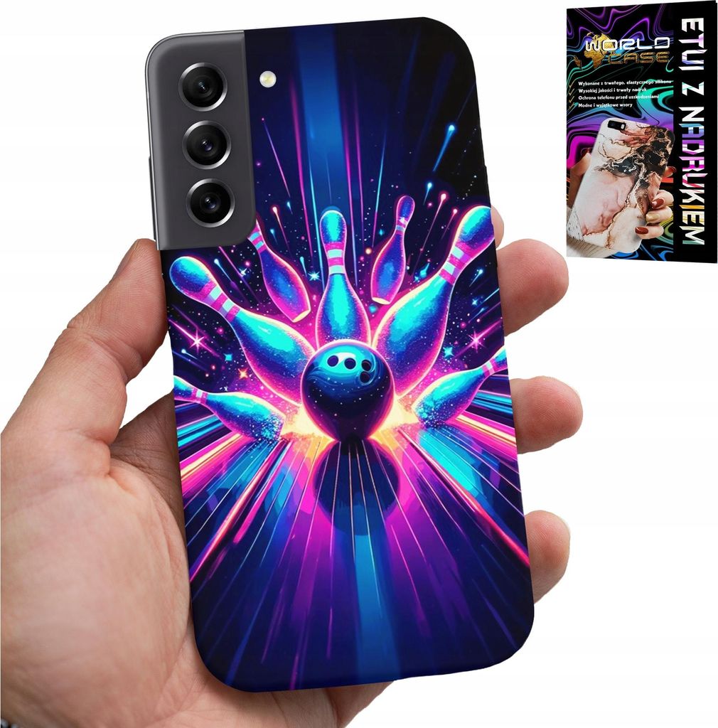Hülle Für Samsung Galaxy S21 - Bowling Strike Cover, Rückseite