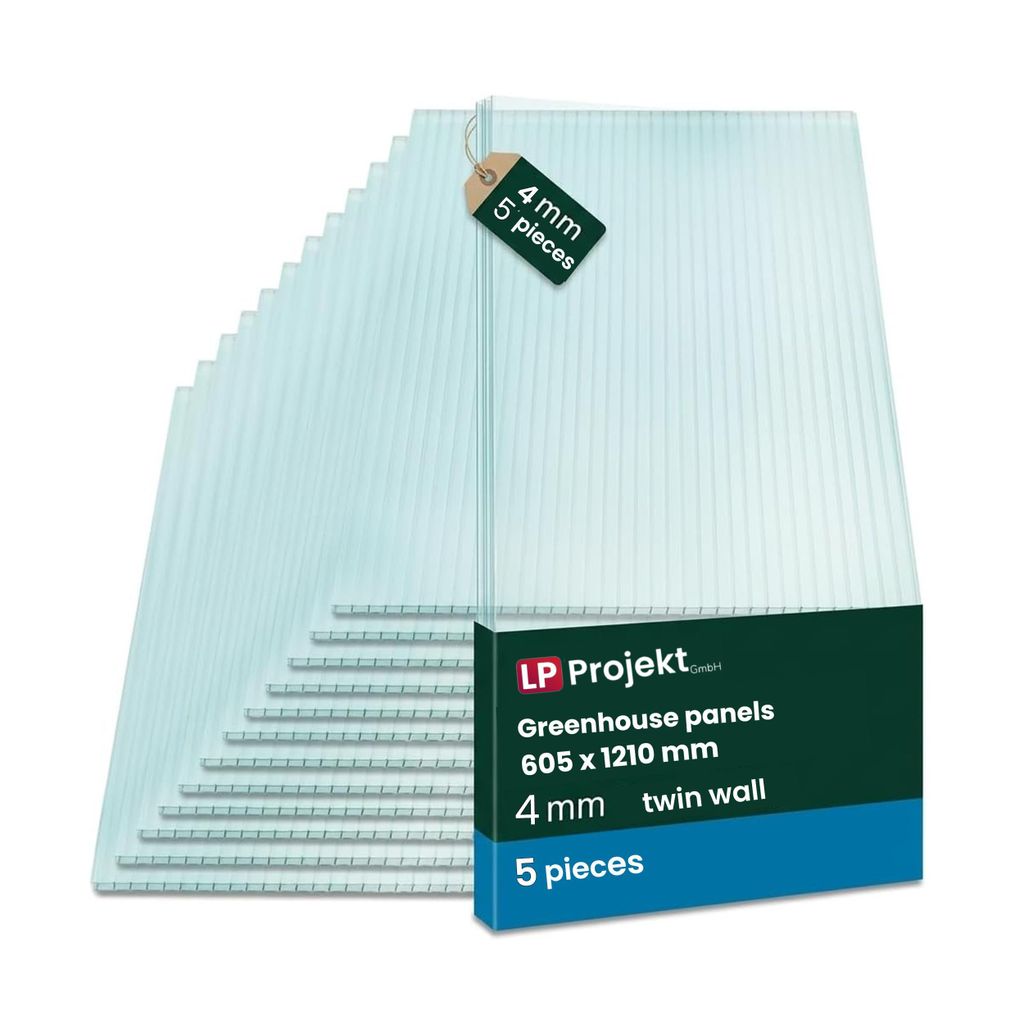LP Projekt – skleníkové panely 605 × 1210 mm | 4 mm Obrázok produktu 