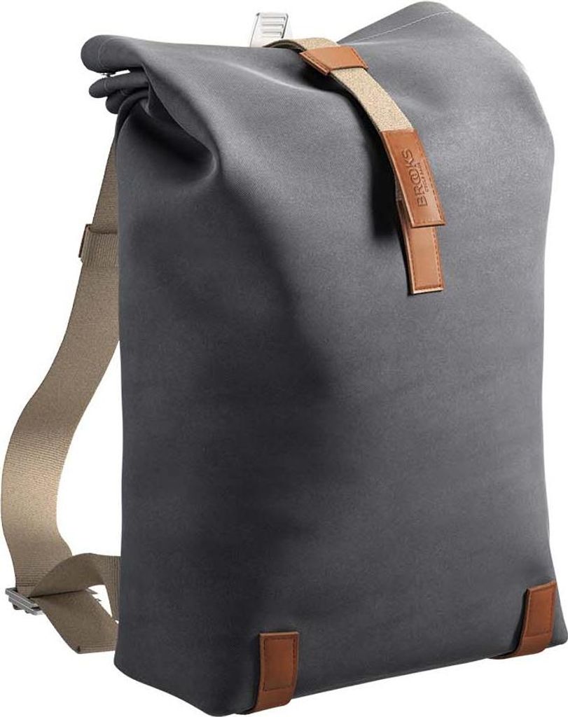 Brooks Pickwick Baumwolle Canvas 12L, Grey Honey Grey/Honey