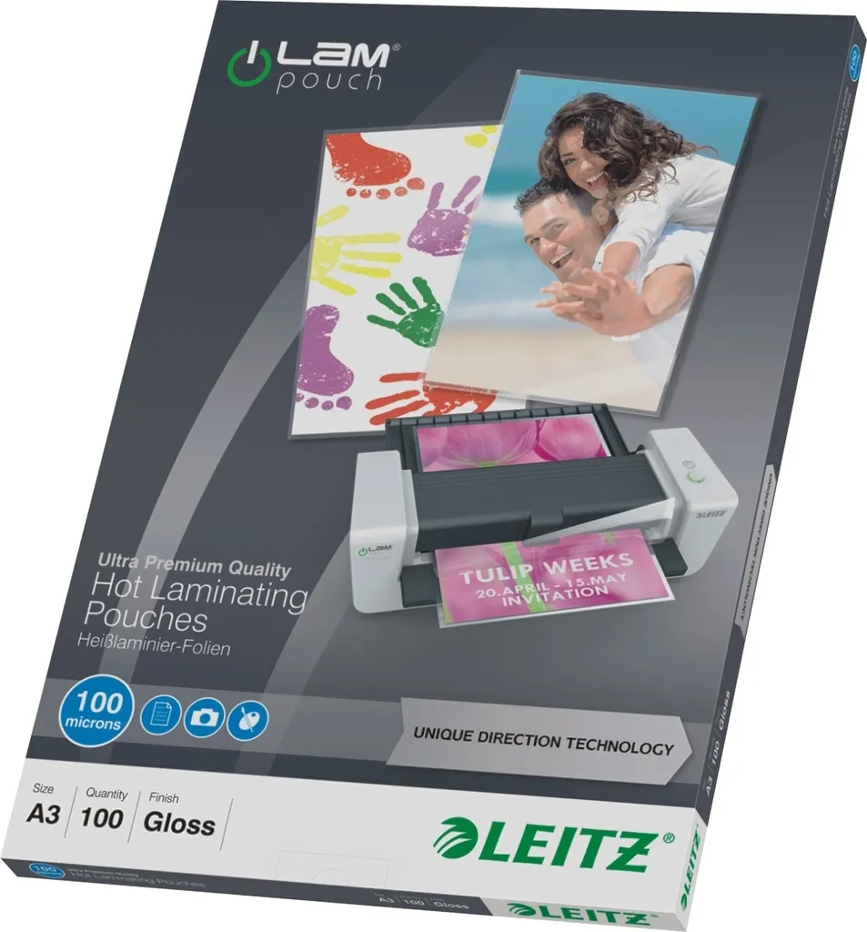 Plastifier vos documents A3 avec les pochettes iLAM 100mic - Lot de 500