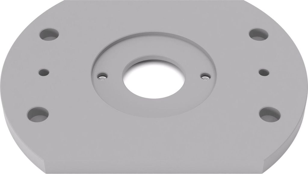 PRIWAS Grundplatte/Adapterplatte für Kopierhülsen passend für Makita RP0900 | Gleitplatte passend für Makita Oberfräsen