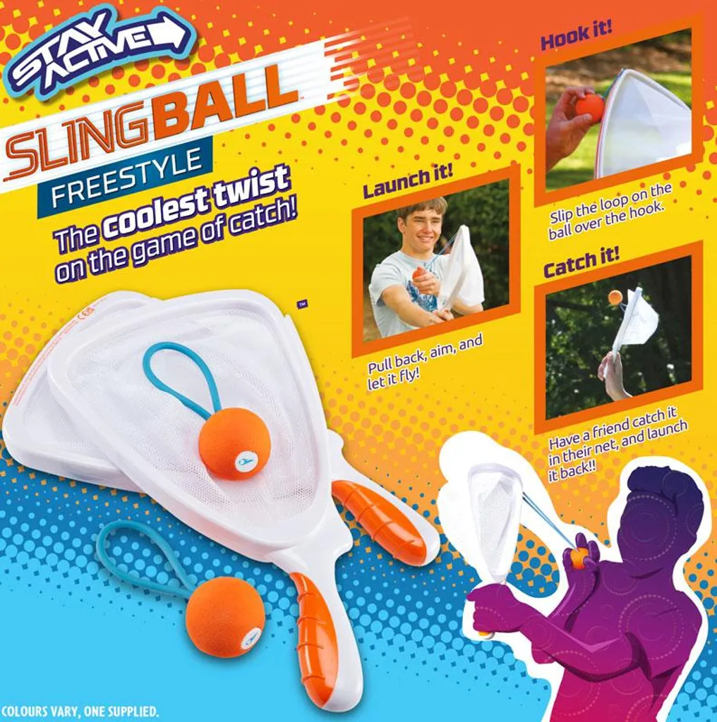 Sling Ball Multicolore Éducatif : Jeu Carton Léger et Interactif