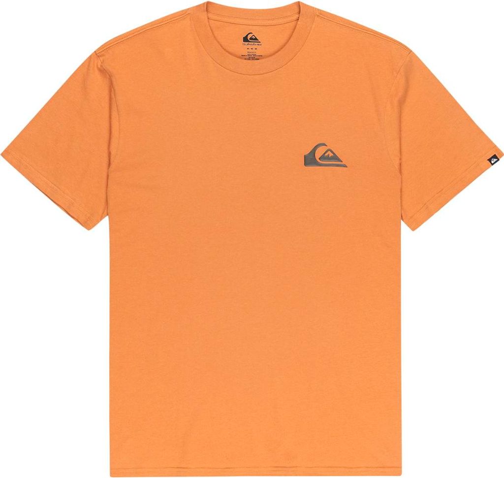 Quiksilver Evo Mini Logo Kurzarm-t-shirt Orange 2XL Mann Orange 2XL