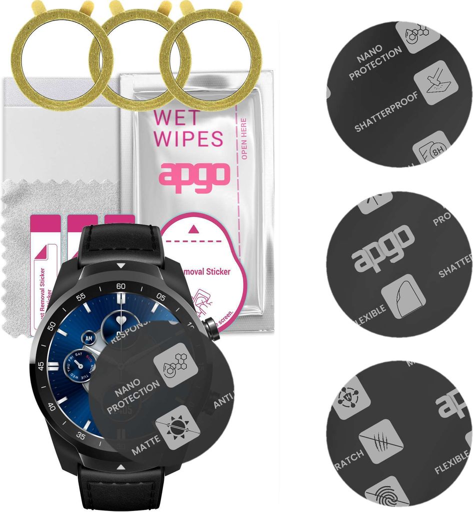 apgo 3 Stück Schutzglas, Matt, kompatibel mit Mobvoi Produktbild 