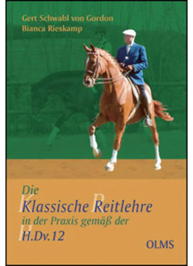 Livre de dressage équestre classique H.Dv.12 pour le travail du cheval