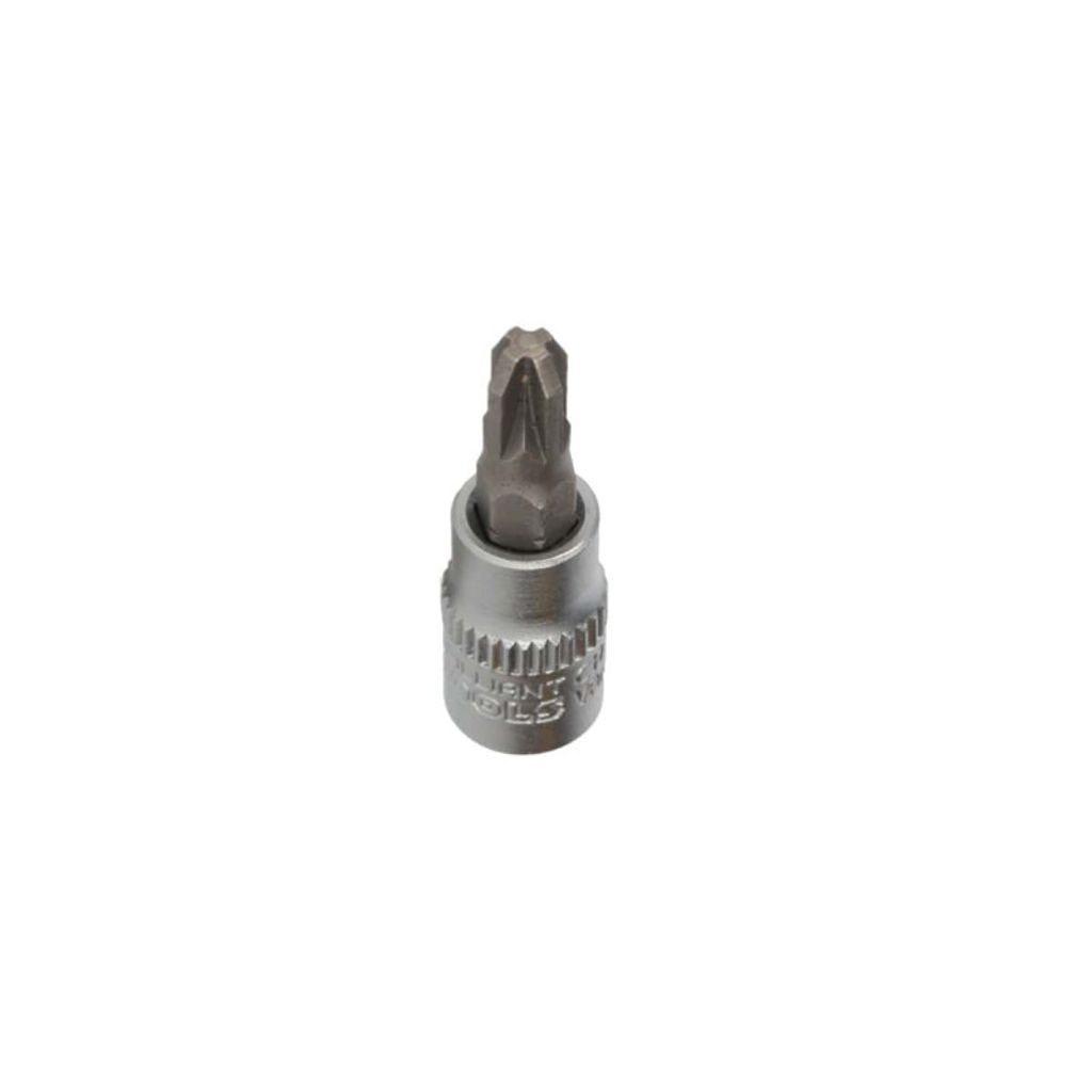 Brilliant Tools 1/4 PZ Kreuzschlitz Bit-Stecknuss, PZ3