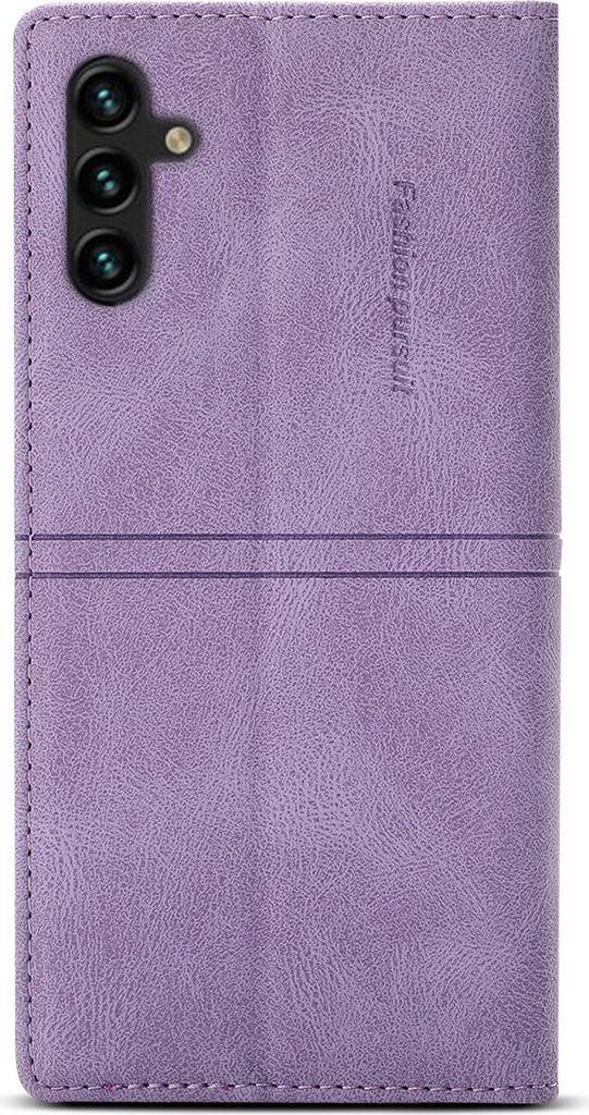 Leder Schutzhülle Für Samsung Galaxy A14 Magnet Leder Handyhüllen Lila
