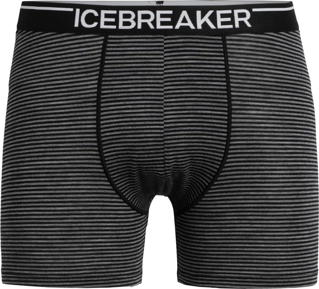 Icebreaker Herren Anatomica Boxers Gritstone HTHR S