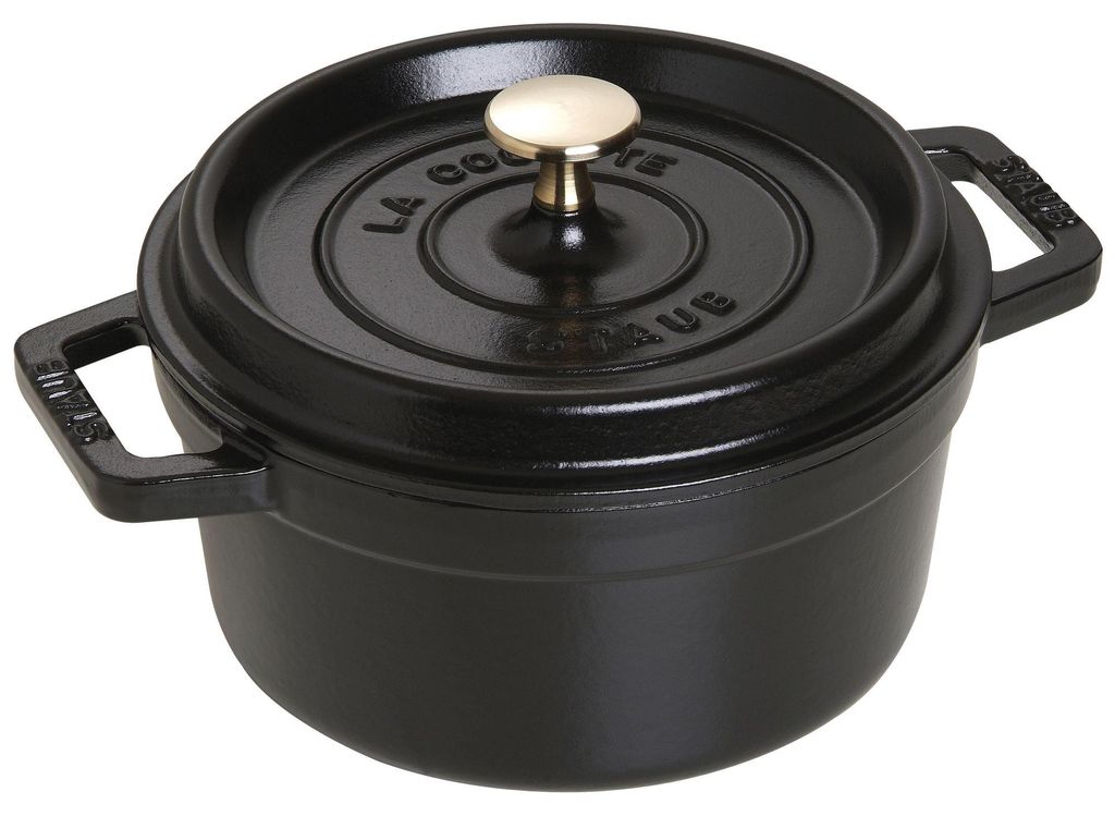 Staub Cocotte, Schwarz, Eisenguss, 20 cm, 3,4 kg Produktbild 