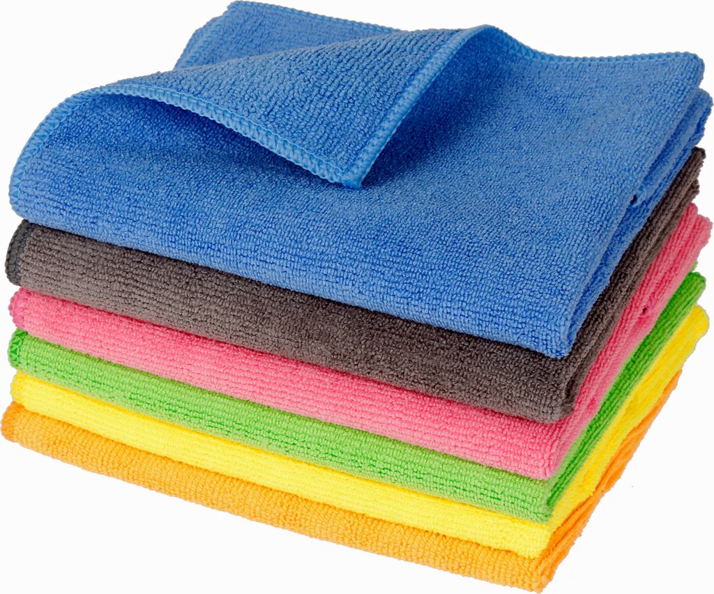 6 Stück Mikrofasertücher 350GSM 40x40cm Handtuch Mikrofaser Produktbild 