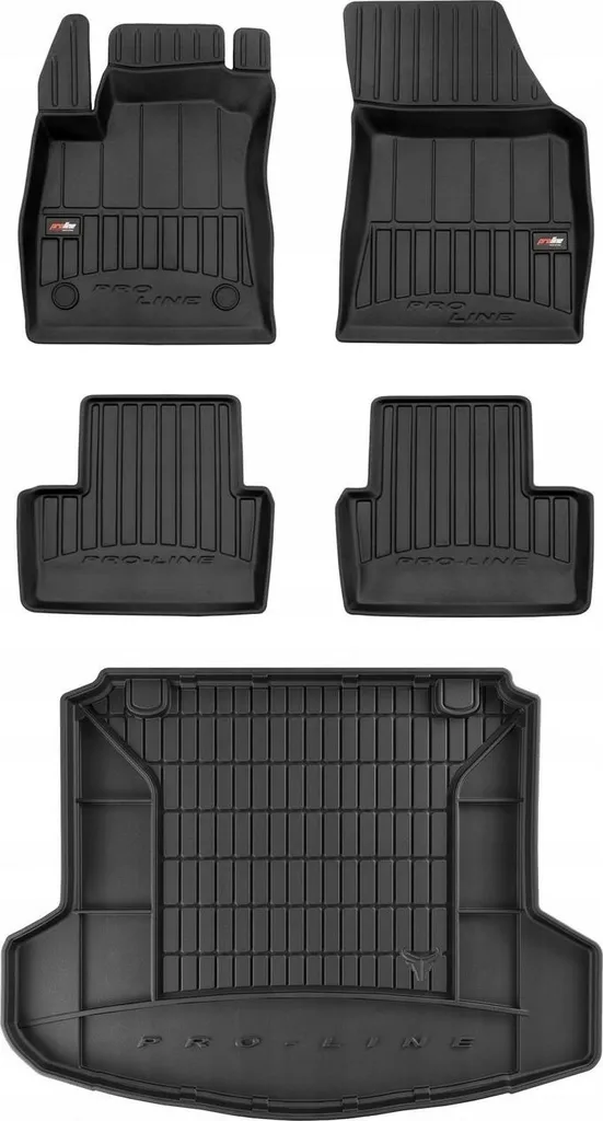 Set 4 Tappetini 3D Gomma TPE per Renault Megane IV dal 2016- Inodore