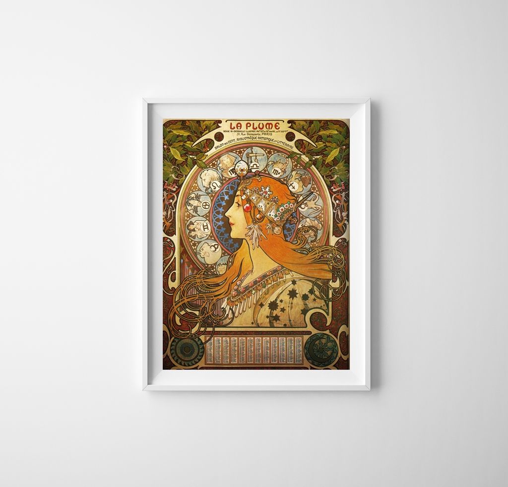 Poster - Canvas - Leinwand - 29,7 cm x 42 cm - Alphonse Produktbild 