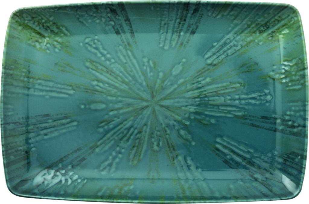 Rosenthal Arthur Krupp Fusion Blue Platte rechteckig Produktbild 