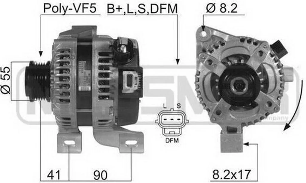 Alternateur haute puissance 120A pour Volvo S40 V50 et Ford Focus II
