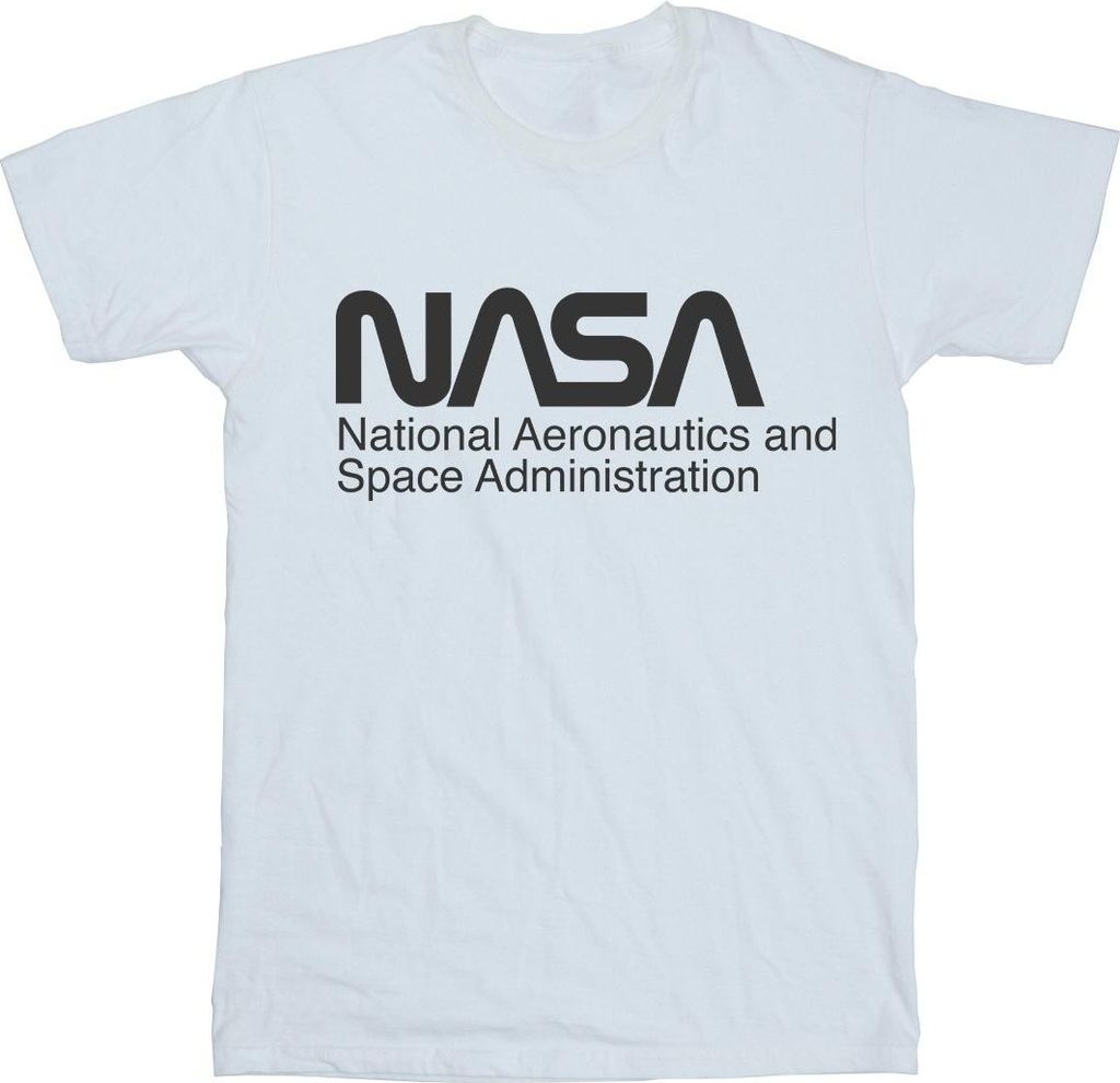 NASA - T-Shirt für Herren BI48843 (4XL) (Weiß)