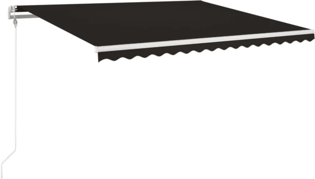 Automatische Markise mit LED & Windsensor 400x350 cm Anthrazit