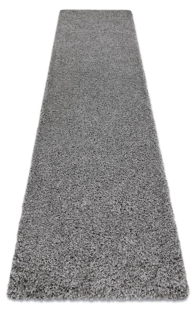 Tapis, le tapis de couloir SOFFI shaggy 5cm gris - pour la Image du produit 