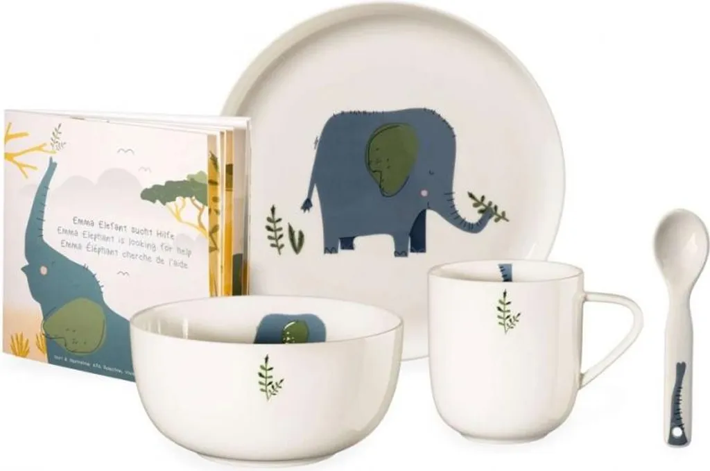 Scatola Pranzo Porcellana Emma Elefante 5 Pz | Prezzo Imbattibile