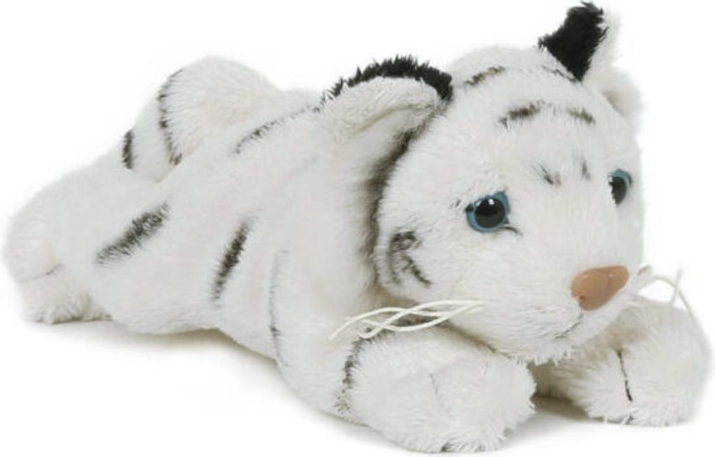 Plüschtier Tiger weiß, 14 cm, Pettie, Stofftier Kuscheltier Produktbild 