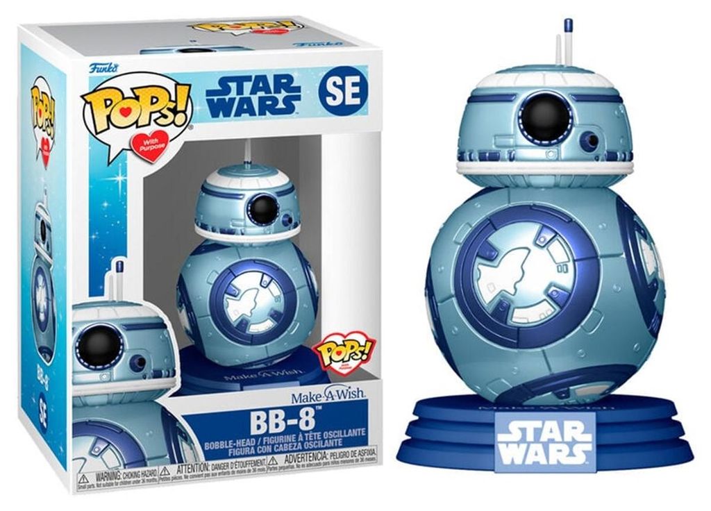 Funko Pop! Figurki Star Wars Make a Wish BB-8 Metaliczna Immagine del prodotto 