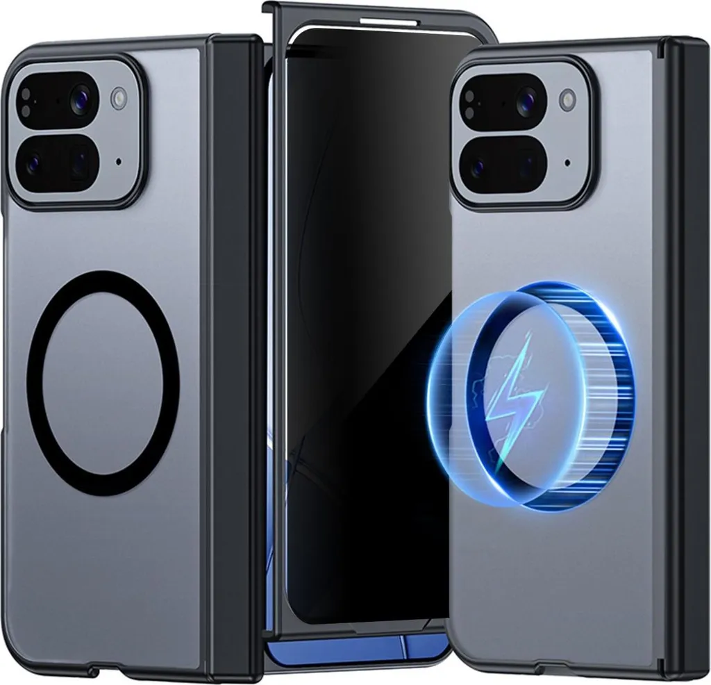 Cover Google Pixel 10 Pro Fold Magnetica Privacy PC Nero - Full Body