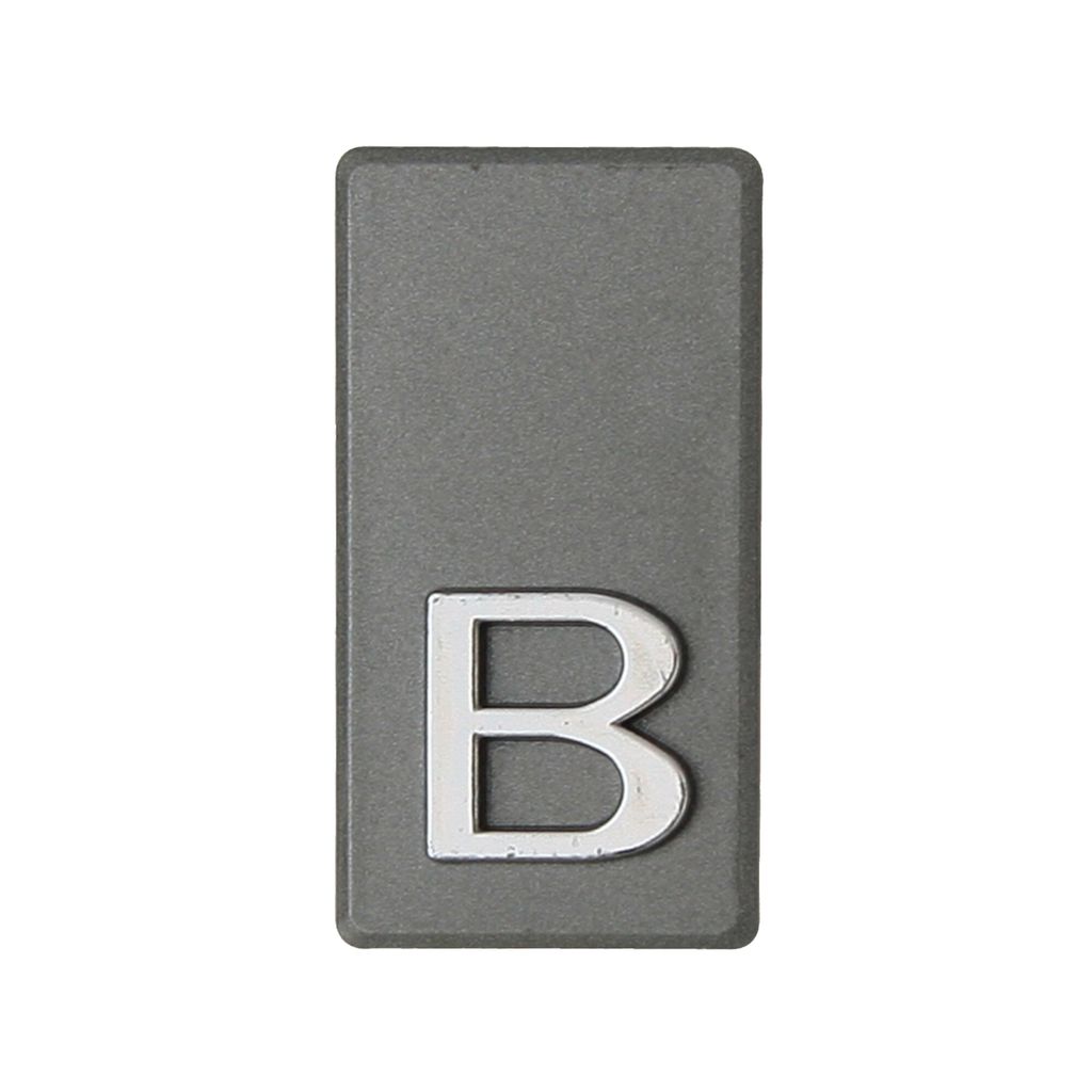 DOMINO Buchstabe Briefkasten Selbstklebend – B | 3D Türbuchstabe Aufkleber | Hausbuchstabe Klebend | Klebebuchstaben Wetterfest | Buchstaben zum...