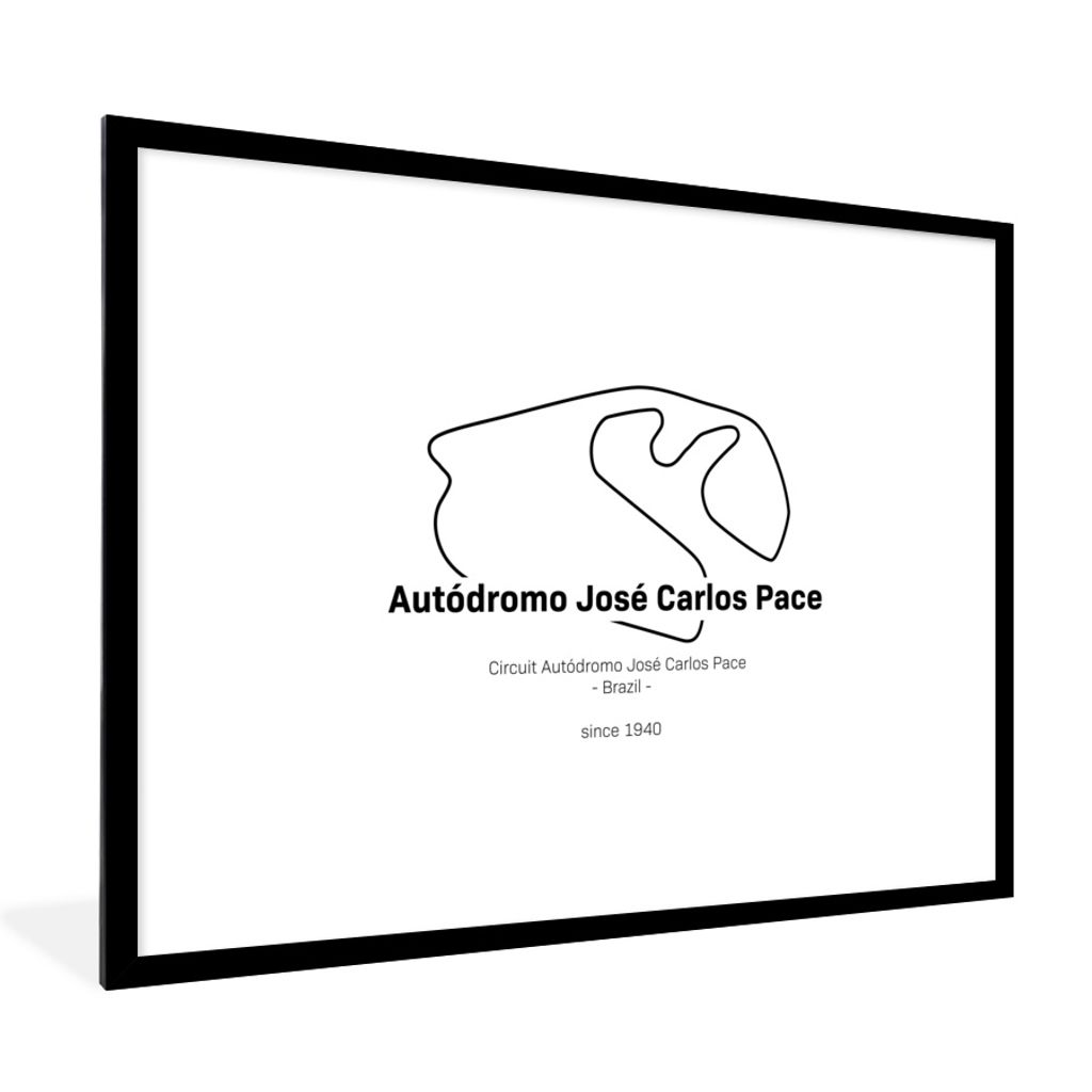 MuchoWow® Gerahmtes Poster Formel 1 - Brasilien - Produktbild 