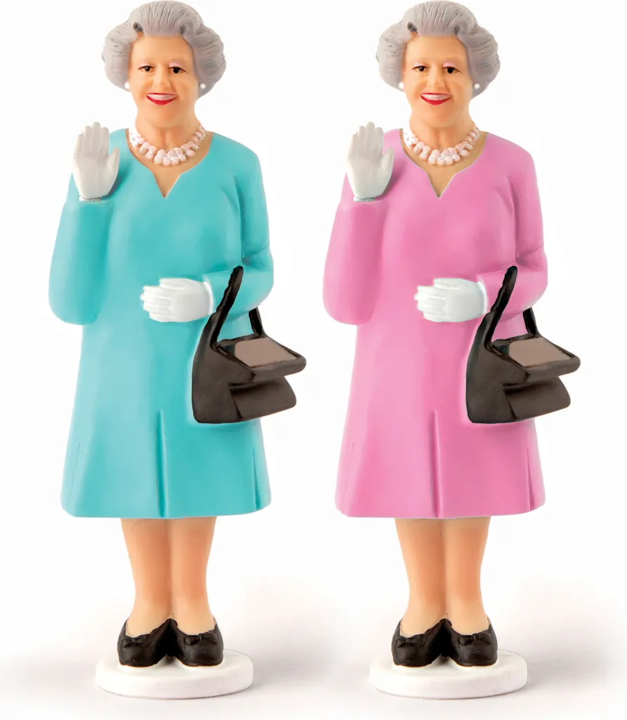 Kikkerland Solar Queen Rosa/Turchese - Statuina Regina Solare Offerta