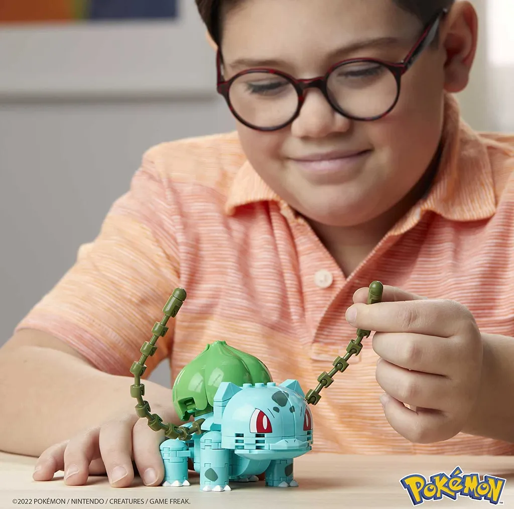 Figurine Bisasam Mega Construx Pokémon pour Stimuler l'Eveil Créatif Enfant
