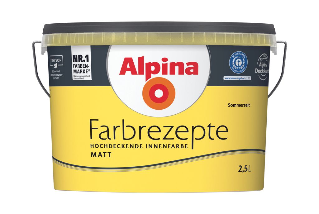 Alpina Farbrezepte Sommerzeit matt 2,5 L Produktbild 