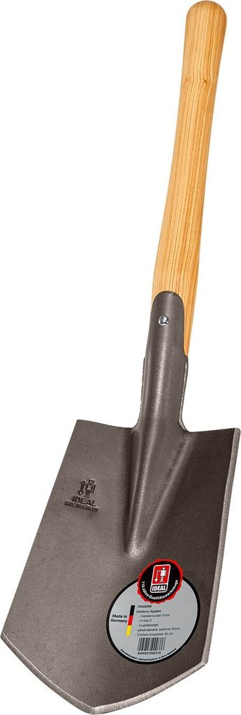 IDEAL Outdoor-Spaten, Gr. 0, gesandtstrahlt, seitliche Produktbild 